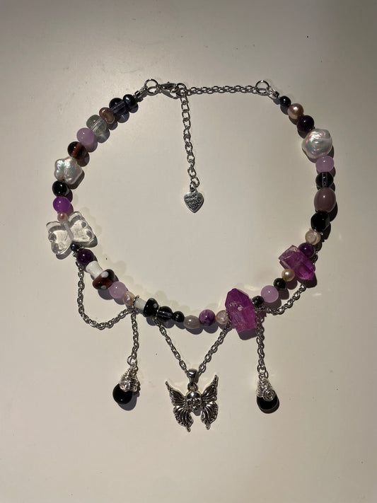 Twilight Butterfly Necklace